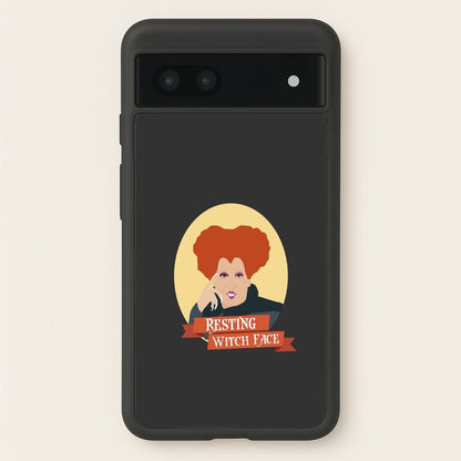 Resting Witch Face - Hocus Halloween  - Halloween Phone Case for Google Pixel 7a