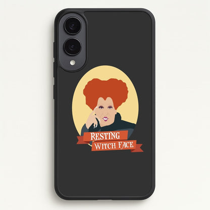 Resting Witch Face - Hocus Halloween  - Halloween Phone Case for Galaxy S25 Edge