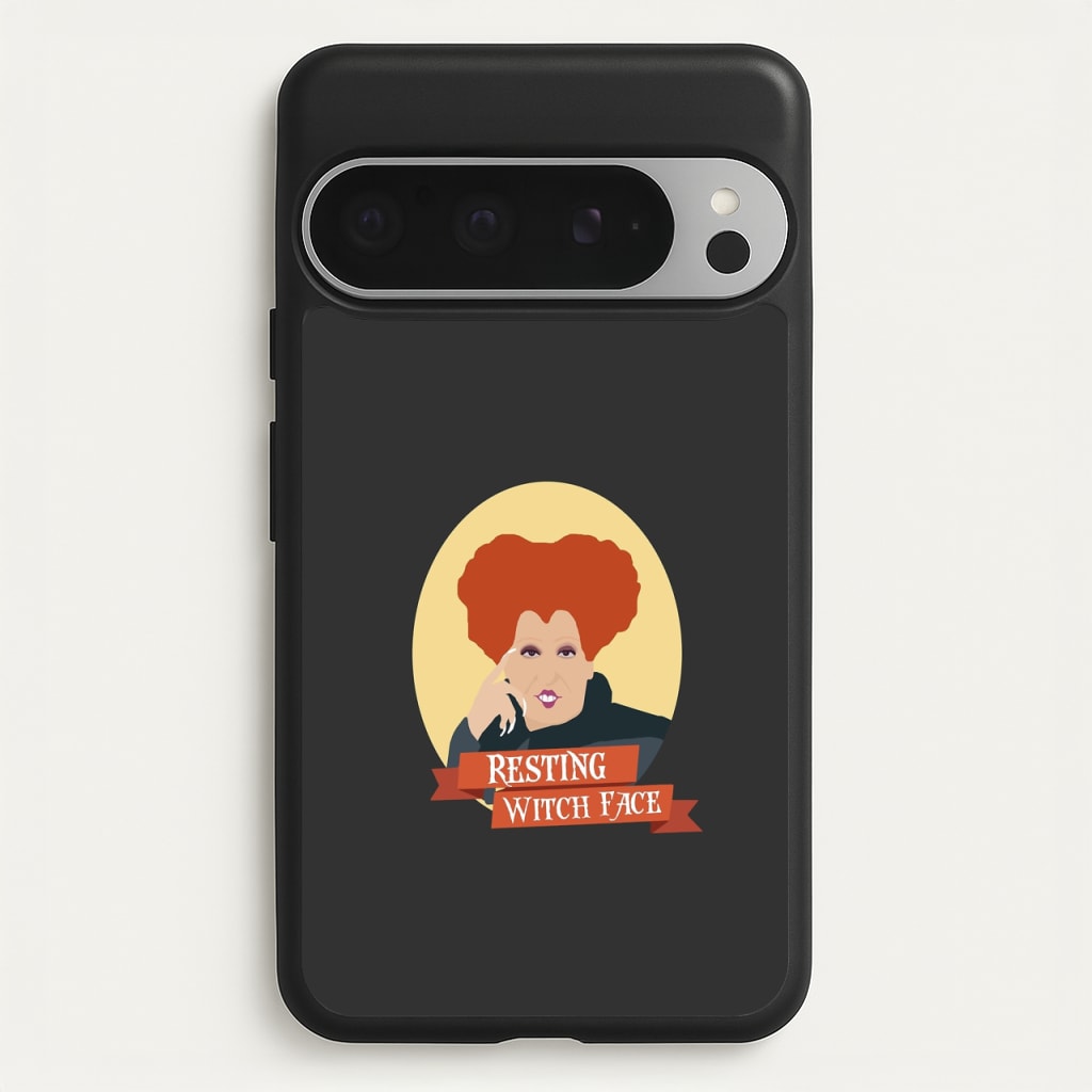Resting Witch Face - Hocus Halloween  - Halloween Phone Case for Google Pixel 9 Pro XL