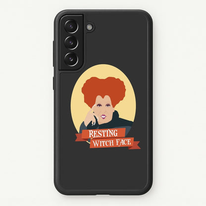 Resting Witch Face - Hocus Halloween  - Halloween Phone Case for Galaxy S22