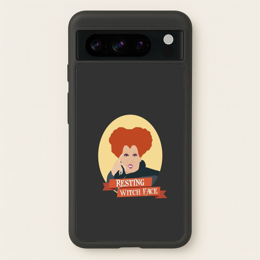 Resting Witch Face - Hocus Halloween  - Halloween Phone Case for Google Pixel 8 Pro