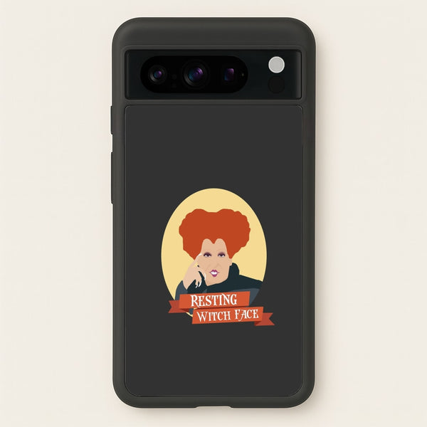 Resting Witch Face - Hocus Halloween  - Halloween Phone Case for Google Pixel 8 Pro