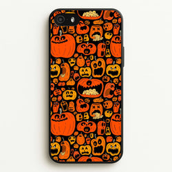 Scary Pumpkin Halloween Pattern  -  Phone Case for iPhone 5 / 5s / SE 2016