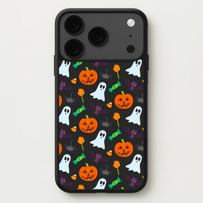Colourful Halloween Pattern Phone Case for iPhone 17 Pro