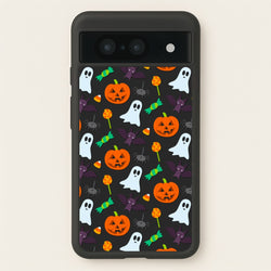 Colourful Halloween Pattern  -  Phone Case for Google Pixel 8