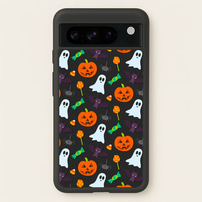 Colourful Halloween Pattern  -  Phone Case for Google Pixel 8 Pro