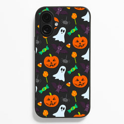 Colourful Halloween Pattern  -  Phone Case for iPhone 16 Plus