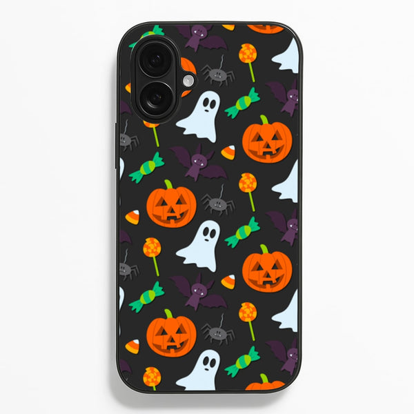 Colourful Halloween Pattern  -  Phone Case for iPhone 16 Plus