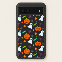 Colourful Halloween Pattern  -  Phone Case for Google Pixel 6a