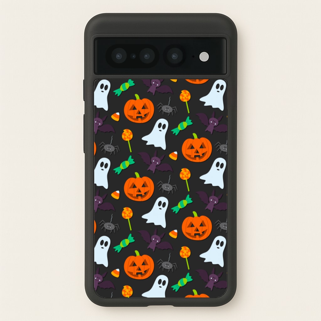 Colourful Halloween Pattern  -  Phone Case for Google Pixel 7 Pro