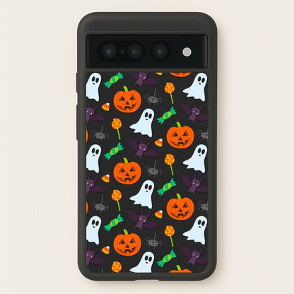 Colourful Halloween Pattern  -  Phone Case for Google Pixel 7 Pro