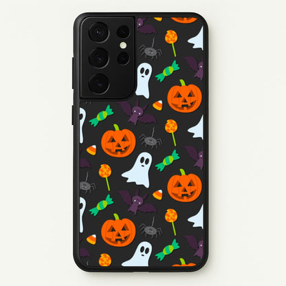 Colourful Halloween Pattern  -  Phone Case for Galaxy S21 Ultra