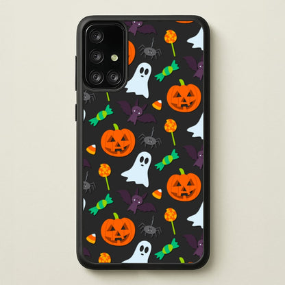 Colourful Halloween Pattern  -  Phone Case for Galaxy A71