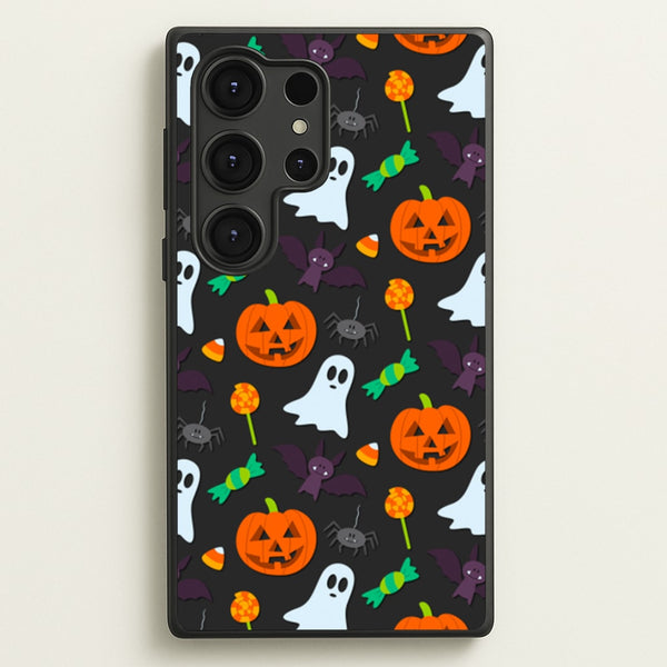 Colourful Halloween Pattern  -  Phone Case for Galaxy S25 Ultra