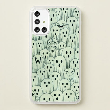 Droopy Ghost Pattern  -  Phone Case for Galaxy A71