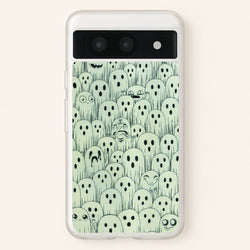 Droopy Ghost Pattern  -  Phone Case for Google Pixel 8a
