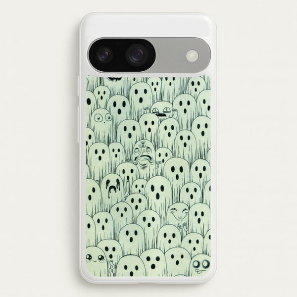 Droopy Ghost Pattern  -  Phone Case for Google Pixel 9 / 9 Pro
