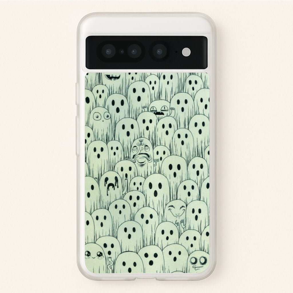 Droopy Ghost Pattern  -  Phone Case for Google Pixel 7 Pro