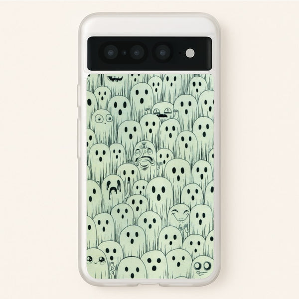 Droopy Ghost Pattern  -  Phone Case for Google Pixel 7 Pro