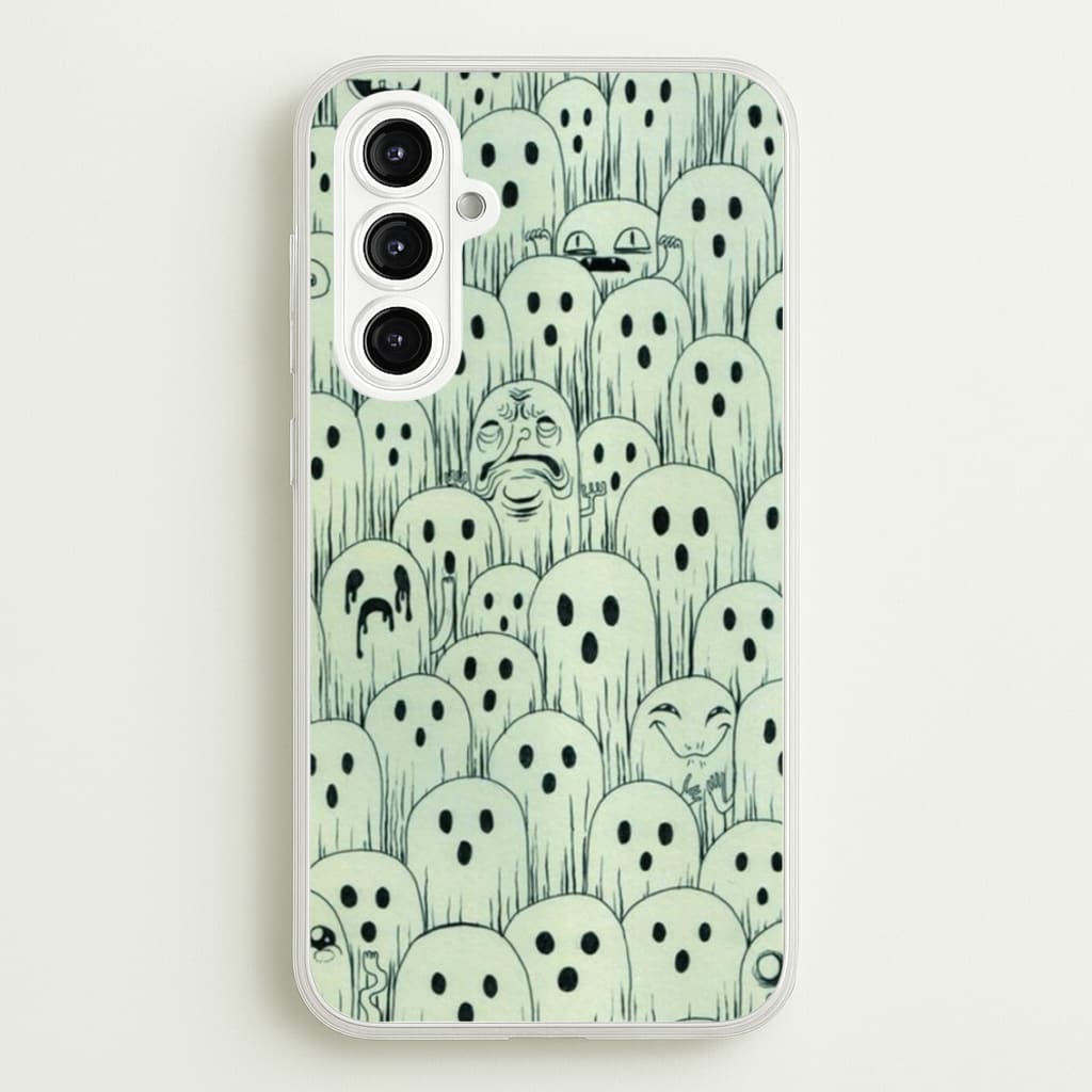 Droopy Ghost Pattern  -  Phone Case for Galaxy A16