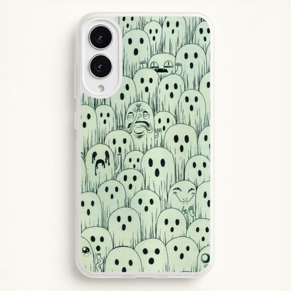 Droopy Ghost Pattern  -  Phone Case for Galaxy S25 Edge