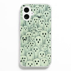 Droopy Ghost Pattern  -  Phone Case for iPhone 16 Plus
