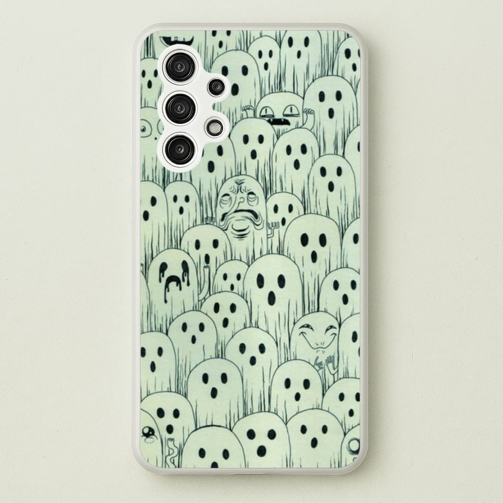 Droopy Ghost Pattern  -  Phone Case for Galaxy A13