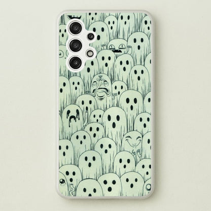 Droopy Ghost Pattern  -  Phone Case for Galaxy A13