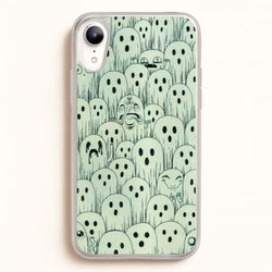 Droopy Ghost Pattern  -  Phone Case for iPhone XR