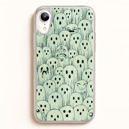 Droopy Ghost Pattern  -  Phone Case for iPhone XR