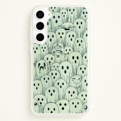 Droopy Ghost Pattern  -  Phone Case for Galaxy S23 Plus