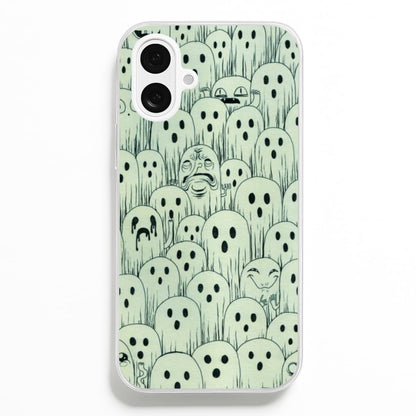 Droopy Ghost Pattern Phone Case