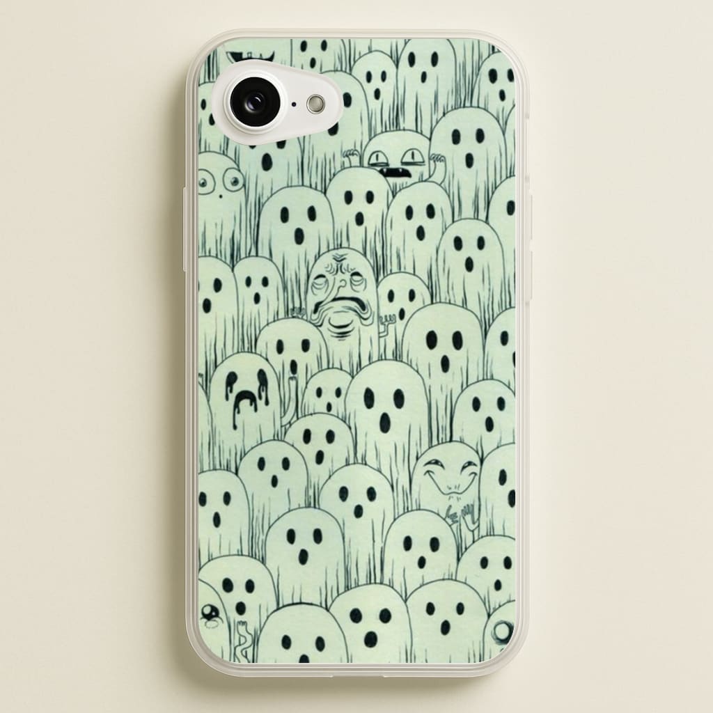 Droopy Ghost Pattern  -  Phone Case for iPhone 16e