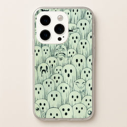 Droopy Ghost Pattern  -  Phone Case for iPhone 14 Pro