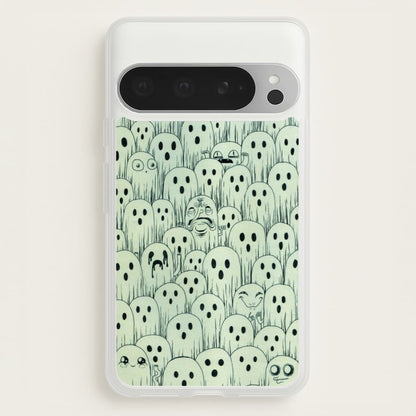 Droopy Ghost Pattern  -  Phone Case for Google Pixel 9 Pro XL