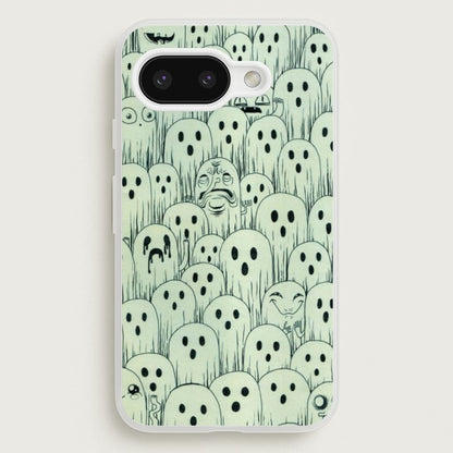 Droopy Ghost Pattern  -  Phone Case for Google Pixel 9a