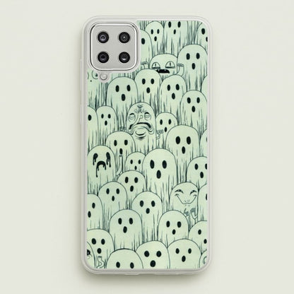 Droopy Ghost Pattern  -  Phone Case for Galaxy A12