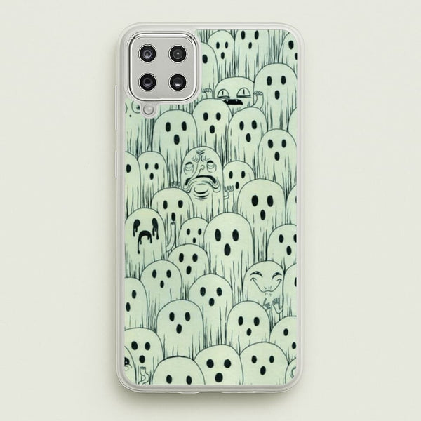 Droopy Ghost Pattern  -  Phone Case for Galaxy A12