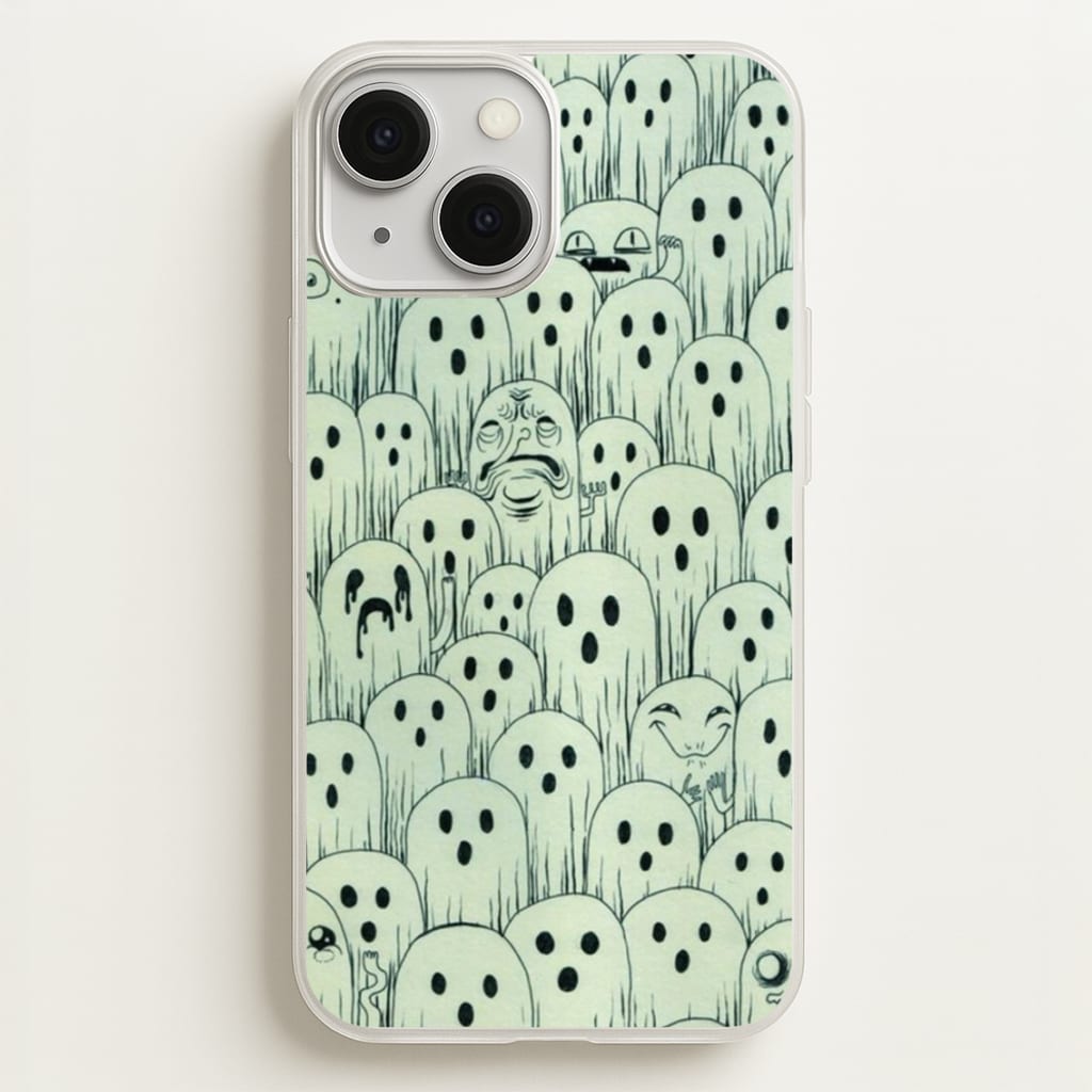 Droopy Ghost Pattern  -  Phone Case for iPhone 13 Mini