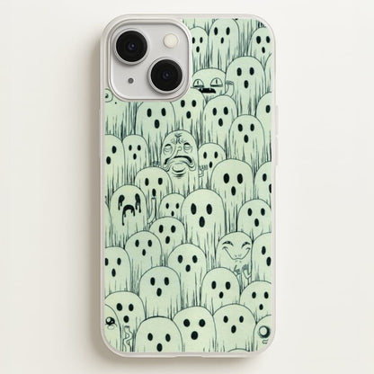 Droopy Ghost Pattern  -  Phone Case for iPhone 13 Mini