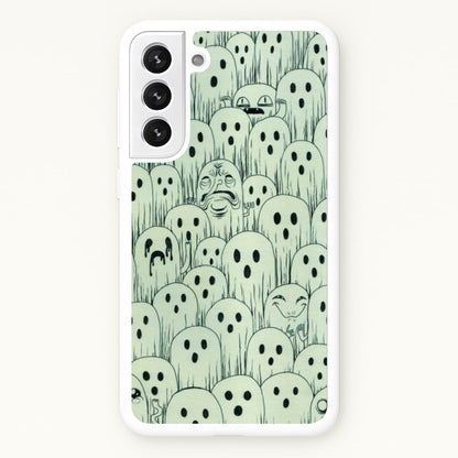 Droopy Ghost Pattern  -  Phone Case for Galaxy S22 Plus