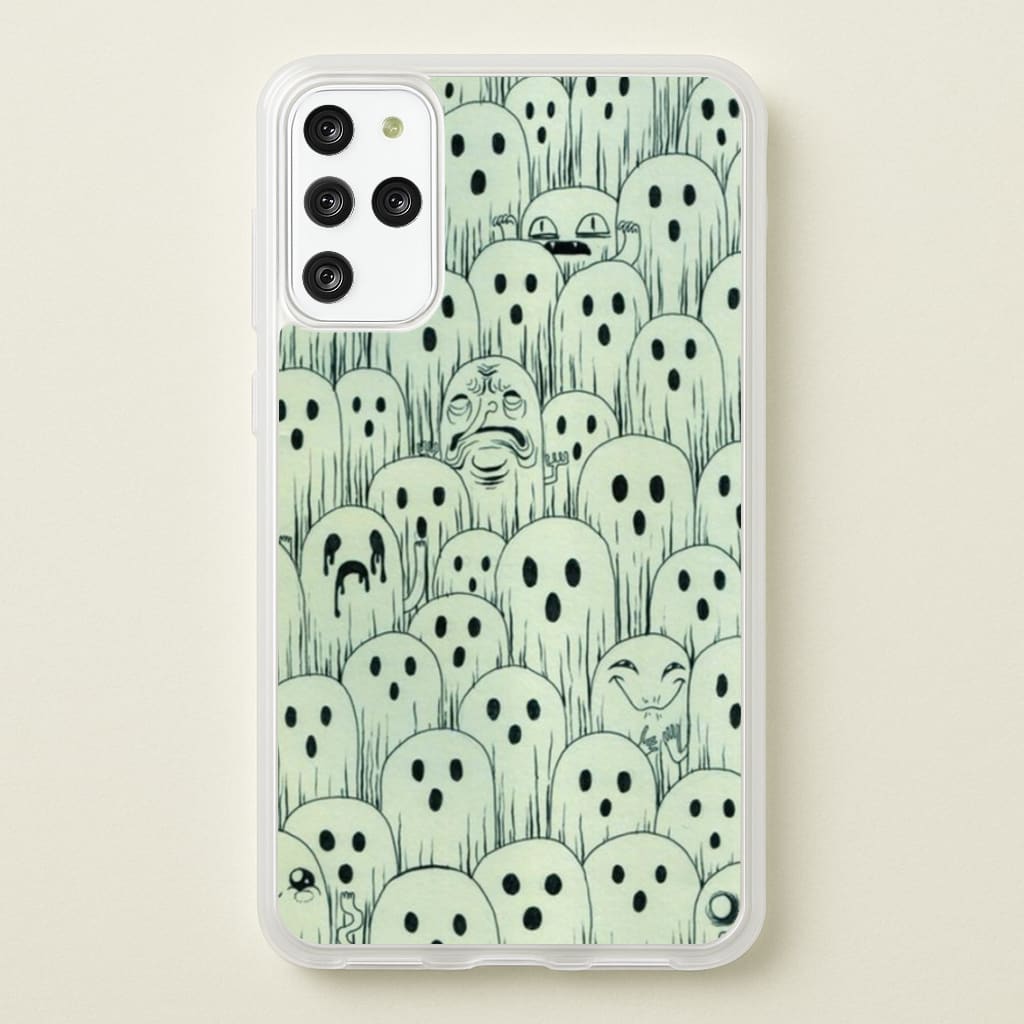 Droopy Ghost Pattern  -  Phone Case for Galaxy S20 Plus