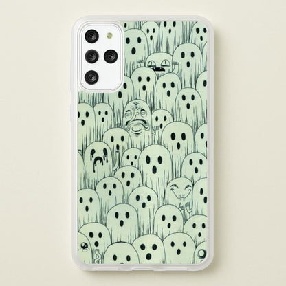 Droopy Ghost Pattern  -  Phone Case for Galaxy S20 Plus