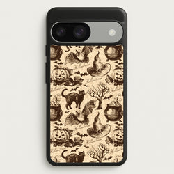 Vintage Halloween Pattern  -  Phone Case for Google Pixel 9 / 9 Pro