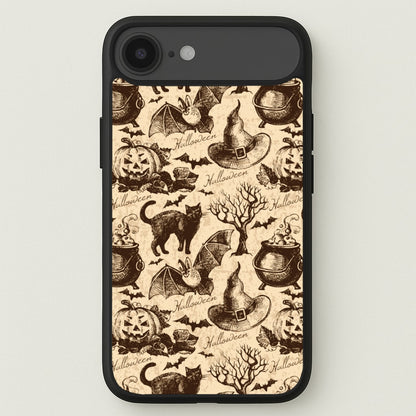 Vintage Halloween Pattern Phone Case for iPhone 17 Air