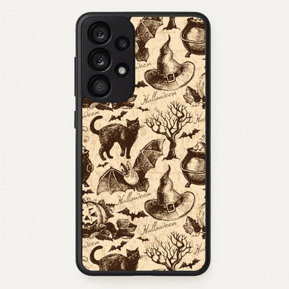 Vintage Halloween Pattern  -  Phone Case for Galaxy A53