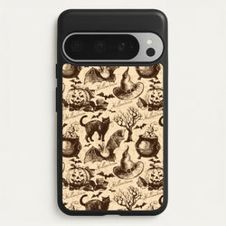 Vintage Halloween Pattern  -  Phone Case for Google Pixel 9 Pro XL