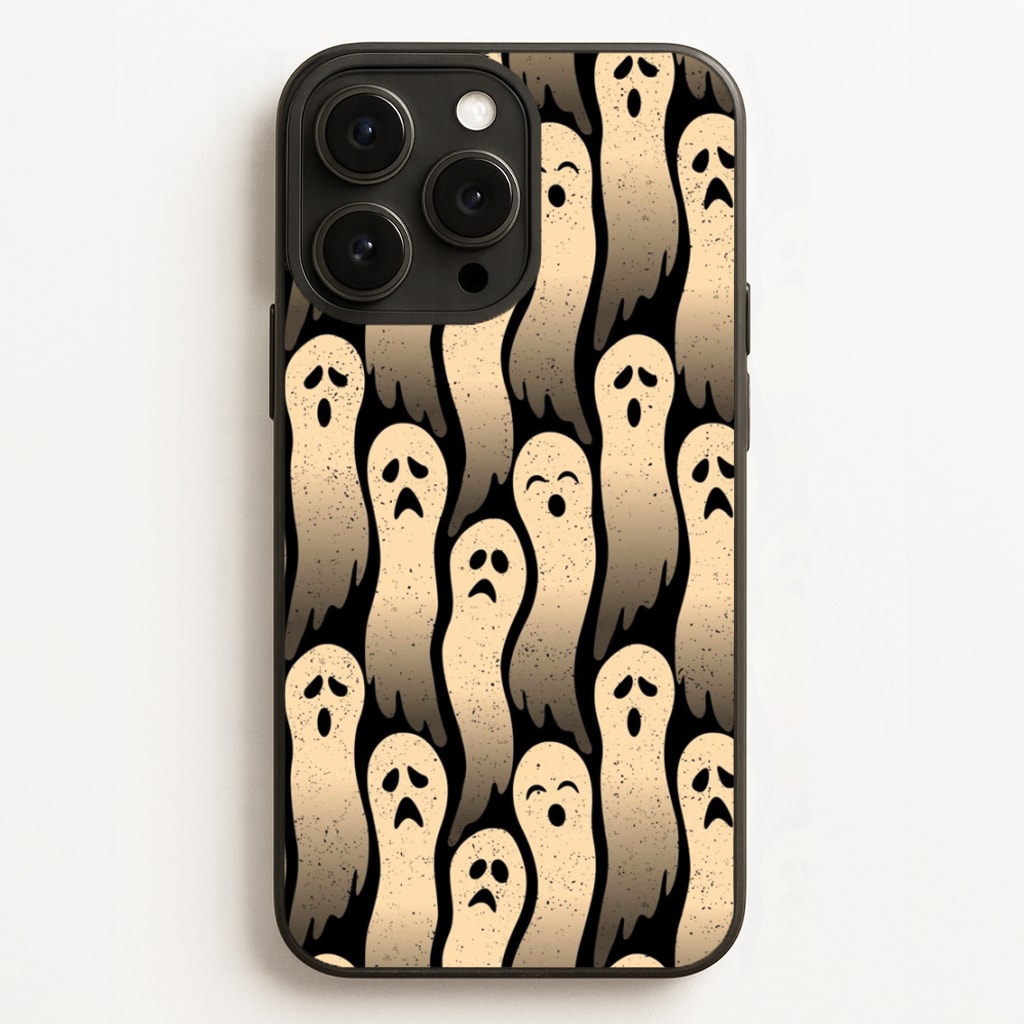 Vintage Wriggly Ghost Pattern  -  Phone Case for iPhone 12 Pro Max