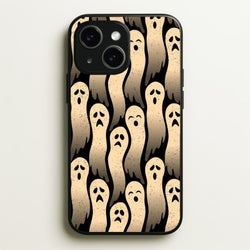 Vintage Wriggly Ghost Pattern  -  Phone Case for iPhone 15