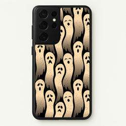 Vintage Wriggly Ghost Pattern  -  Phone Case for Galaxy S21 Ultra
